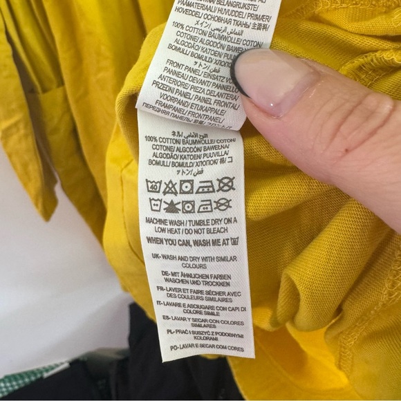 Mini Boden yellow long sleeve dress size 9-10Y - Picture 4 of 5